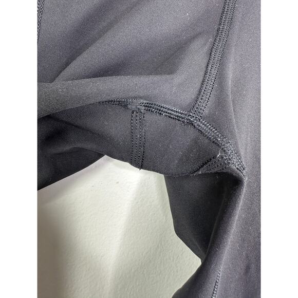 Lululemon Anew Solid Black Full On Luxtreme Active Crop Leggings Women's Size 6 - Picture 5 of 7